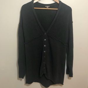 J.Jill Gray Cardigan Size Large